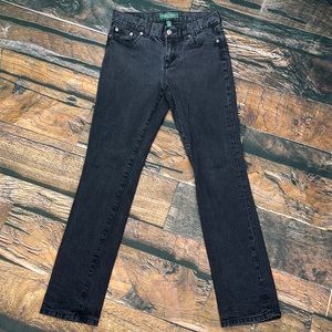 Lauren Ralph Lauren Classic Straight black jeans size 2 petite